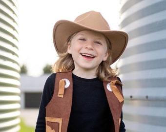 Cowboy Hat for kids, Kids cowboy hat, kids cowboy costume, kids dressup, kids halloween costume, cowboy hat