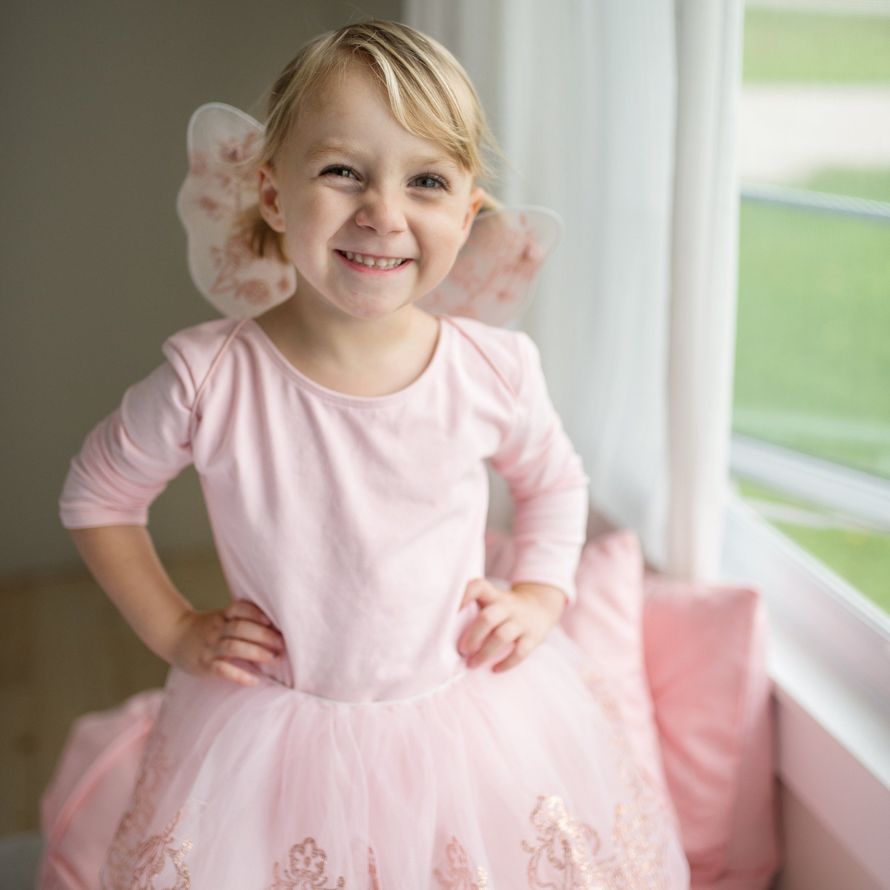 Rose Gold Tutu with Wings / Age 4-6 main image 1