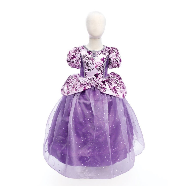 Royal Pretty Pink or Lilac Princess, pink princess dress, hoop dress, kids dressup, princess dressup image 8