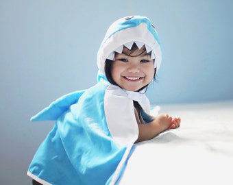 Baby Shark Cape, pretend play dressup, kids dressup