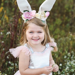 Woodland Bunny Dress & Headpiece, Bunny Tutu Dress, Easter Dress for ...