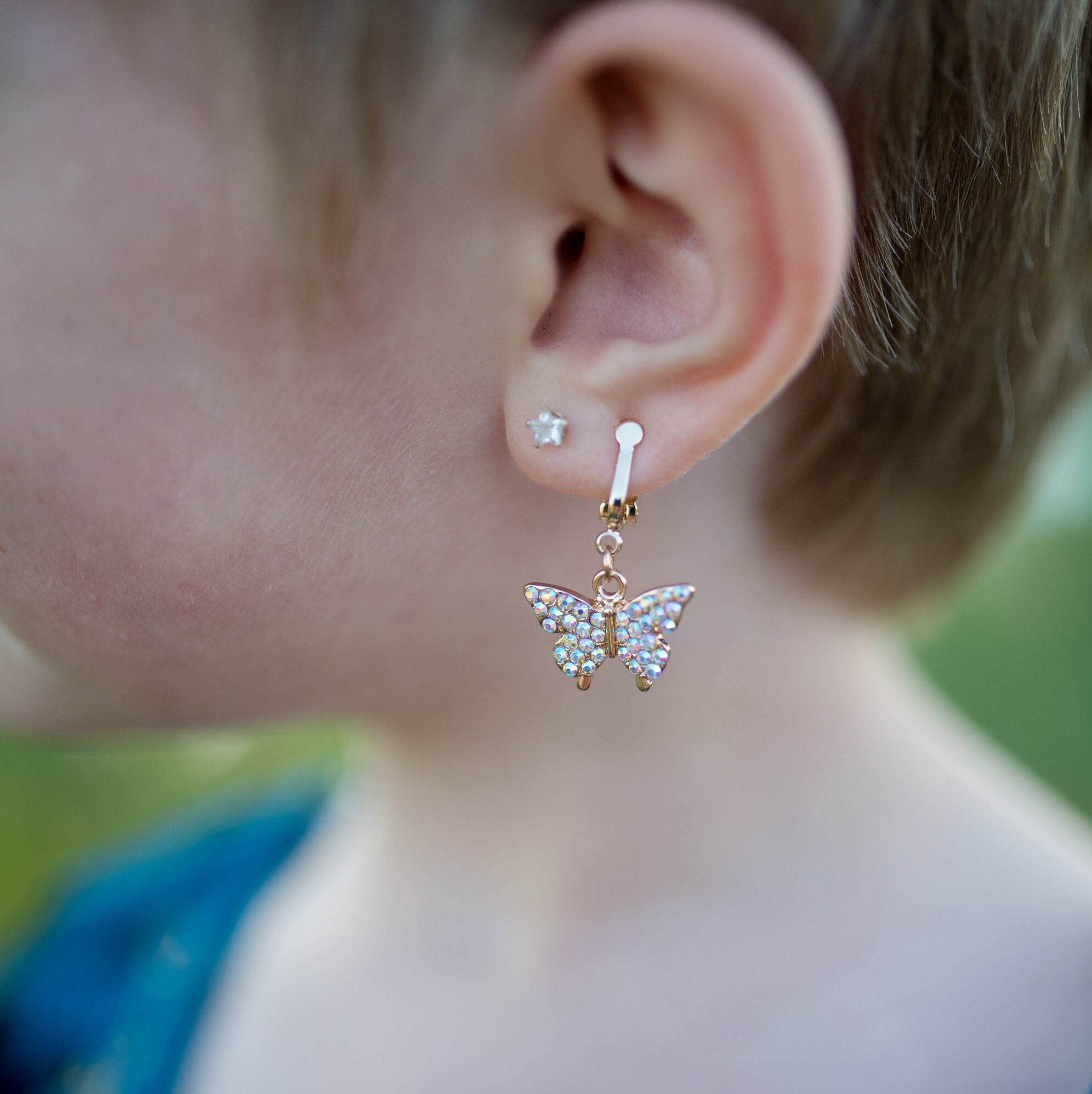 Rainbow Love Stick-On Earrings, Kids sticker earrings, kids jewelry for  unpierced ears, kids earrings