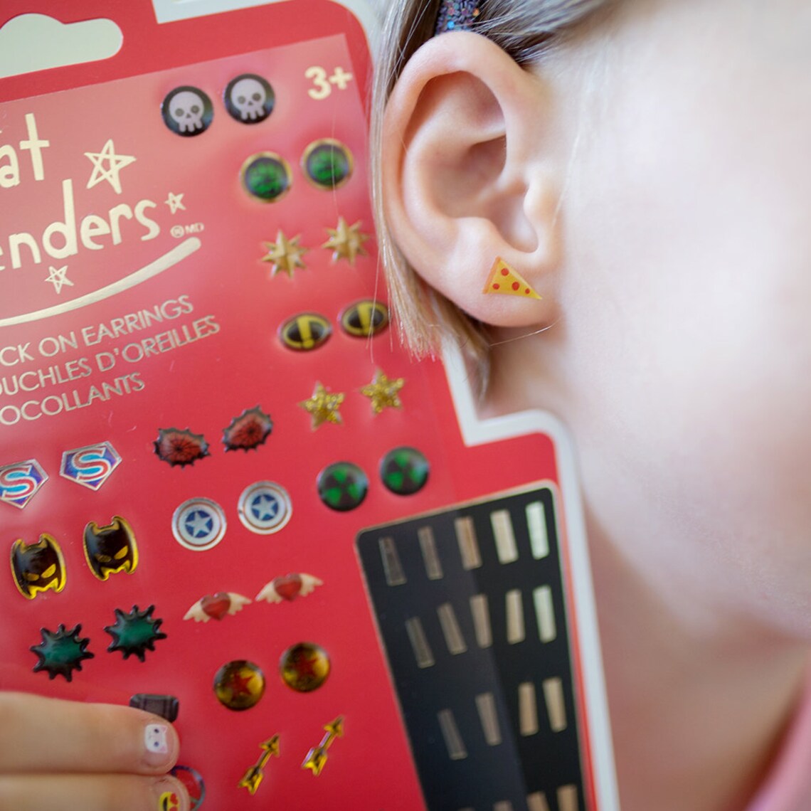 Superhero Stick on Earrings Sticker Earrings for Kids Kids Etsy