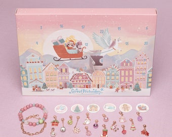 Build A Bracelet Jewelry Advent Calendar for Kids, Bracelet Advent Calendar, Kids Advent Calendar