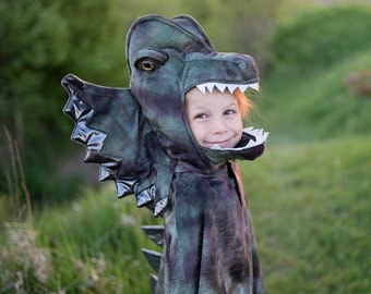 Dinosaur Costume with Claws, Dinosaur cape for kids, halloween Dino cape for dinosaur costume, kids dinosaur costume
