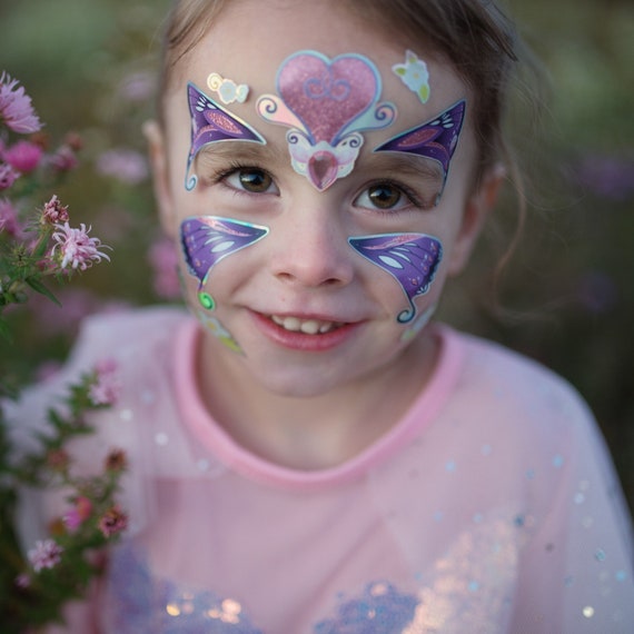 Butterfly Fairy Face Stickers, Fairy Face Stickers, Kids Face Stickers,  Stickers for Kids 