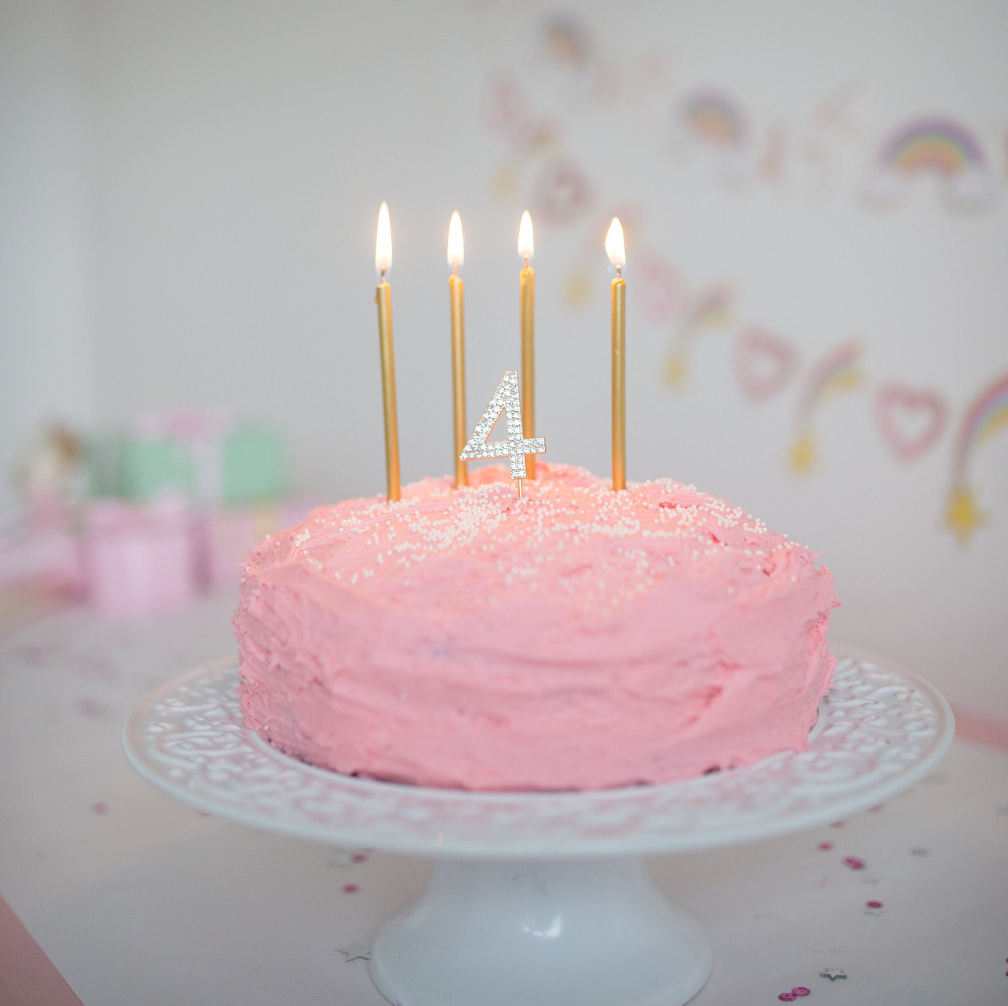 16 Tall Candles Tall Rose Gold Candles Gold Candles Rose - Etsy