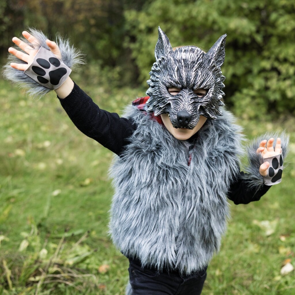 Big Bad Wolf Halloween Costumes Baby Boy Wolf Costume Rubberized