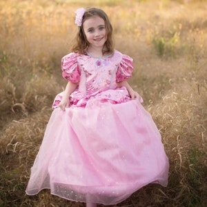 Royal Pretty Pink or Lilac Princess, pink princess dress, hoop dress, kids dressup, princess dressup image 5