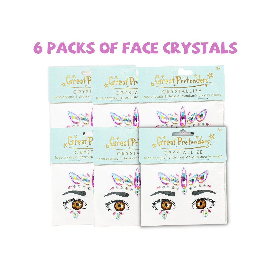 6 Face Crystals for Kids, Face Gems, 3D Face Stickers, Face Crystals,  Rhinestone Face Gems, Unicorn Face Crystals -  Norway