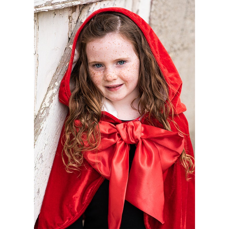Woodland Storybook Little Red Riding Hood Cape Red Riding - Etsy