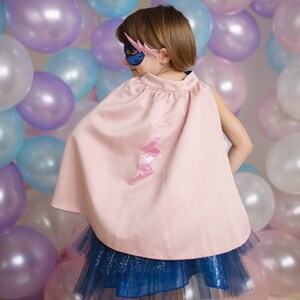 Super-duper Tutu/cape/mask, Pink & Navy, Superhero Costume for Girls - Etsy