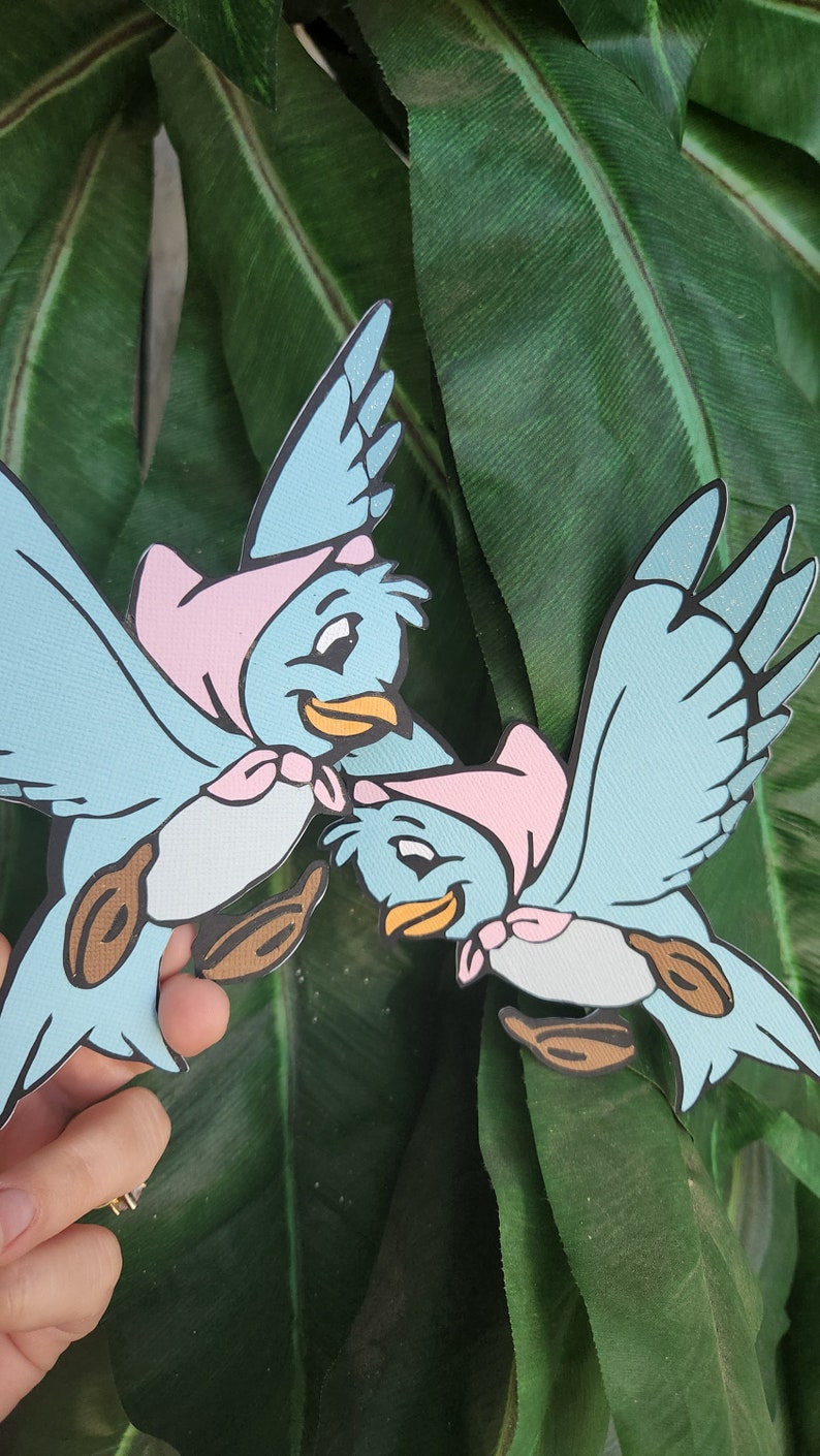 Blue birds, Cinderella theme, image 6