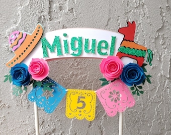 Fiesta Cake Topper,Custom Cinco de Mayo Party Decor