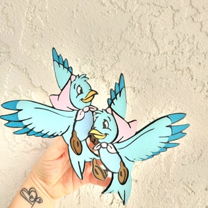 Blue birds, Cinderella theme, image 7