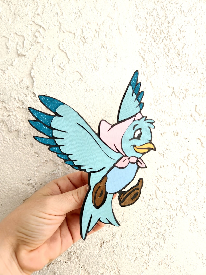 Blue birds, Cinderella theme, image 3