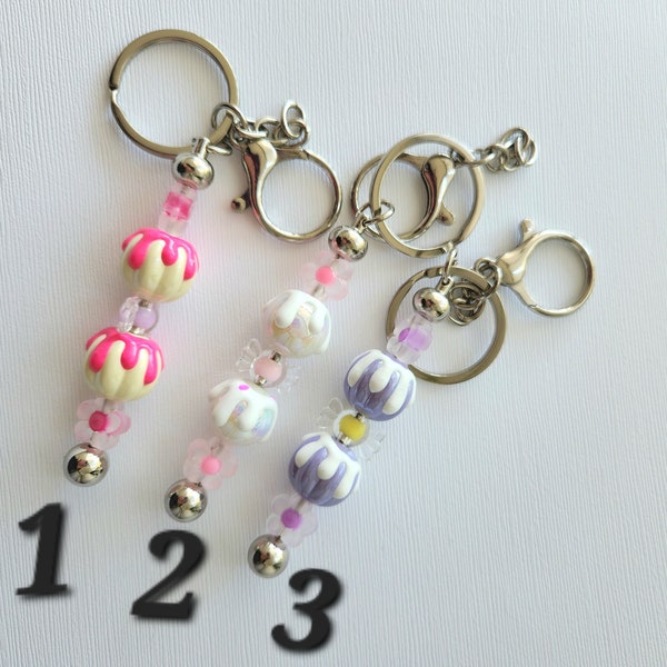 Beaded Bar Key Chains Etsy