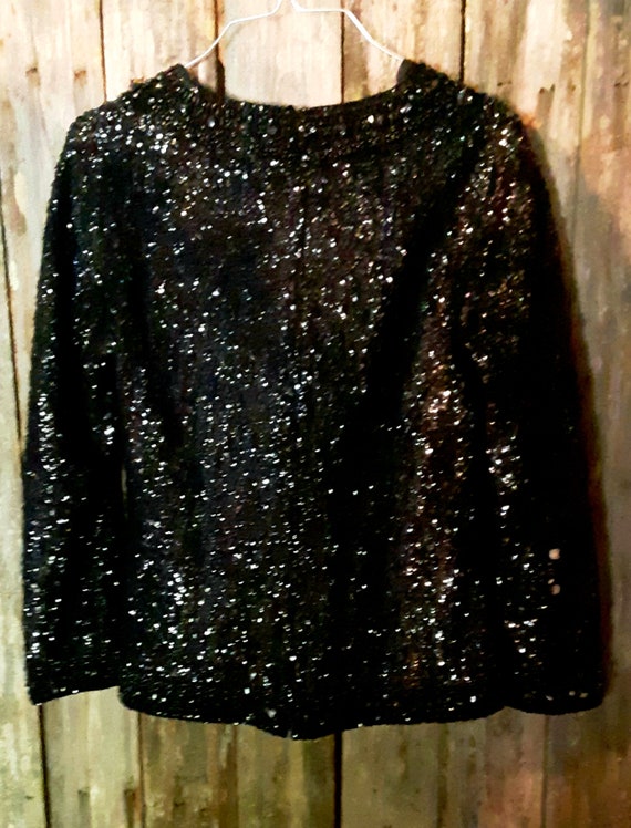 Valentina Ltd. Vintage Two Piece Sequined Set - image 4