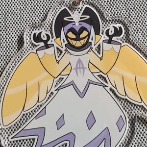 Hazbin Hotel Adam Keychain - Fanart