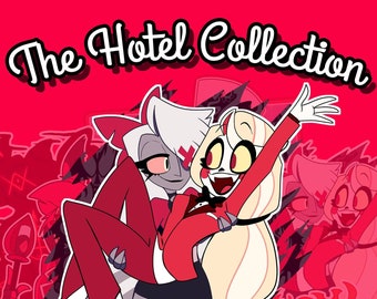 Hazbin Hotel Charlie + Vaggie Couple Acrylic Standee - Fanart