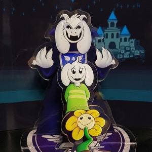 Undertale Die 3 Formen von Asriel Acryl-Aufsteller