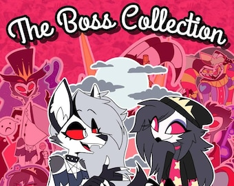 ヘルヴァ・ボス ルーナとオクタヴィア アクリル スタンディ - ファン