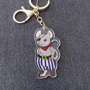 Cute pirat rat Keychain