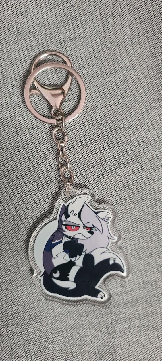 Helluva Boss Loona Scruff Keychain - Fanart - Etsy