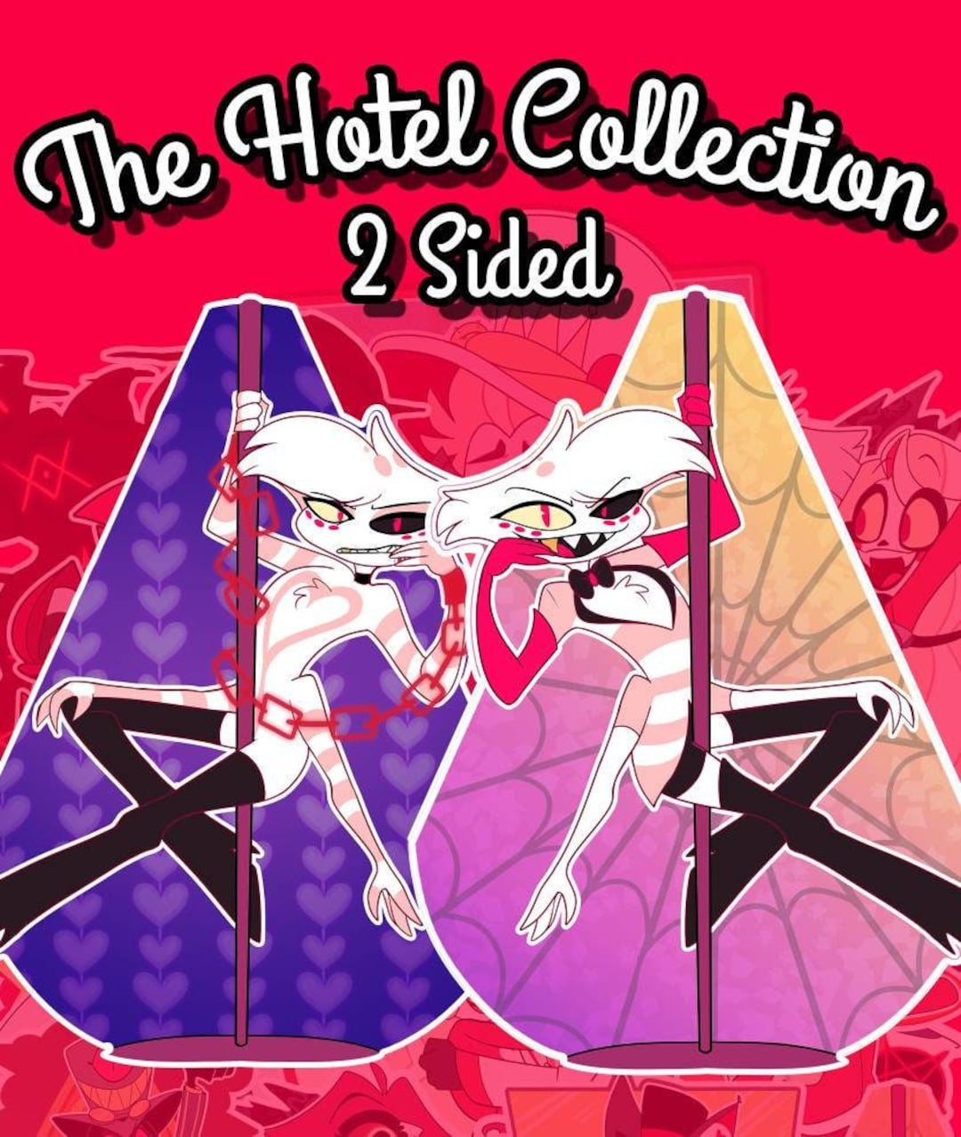 Hazbin Hotel Angel Dust Acrylic Standee Fanart - Etsy