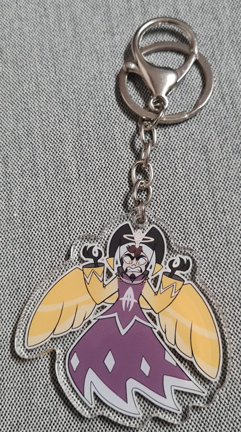 Hazbin Hotel Adam Keychain - Fanart - Etsy