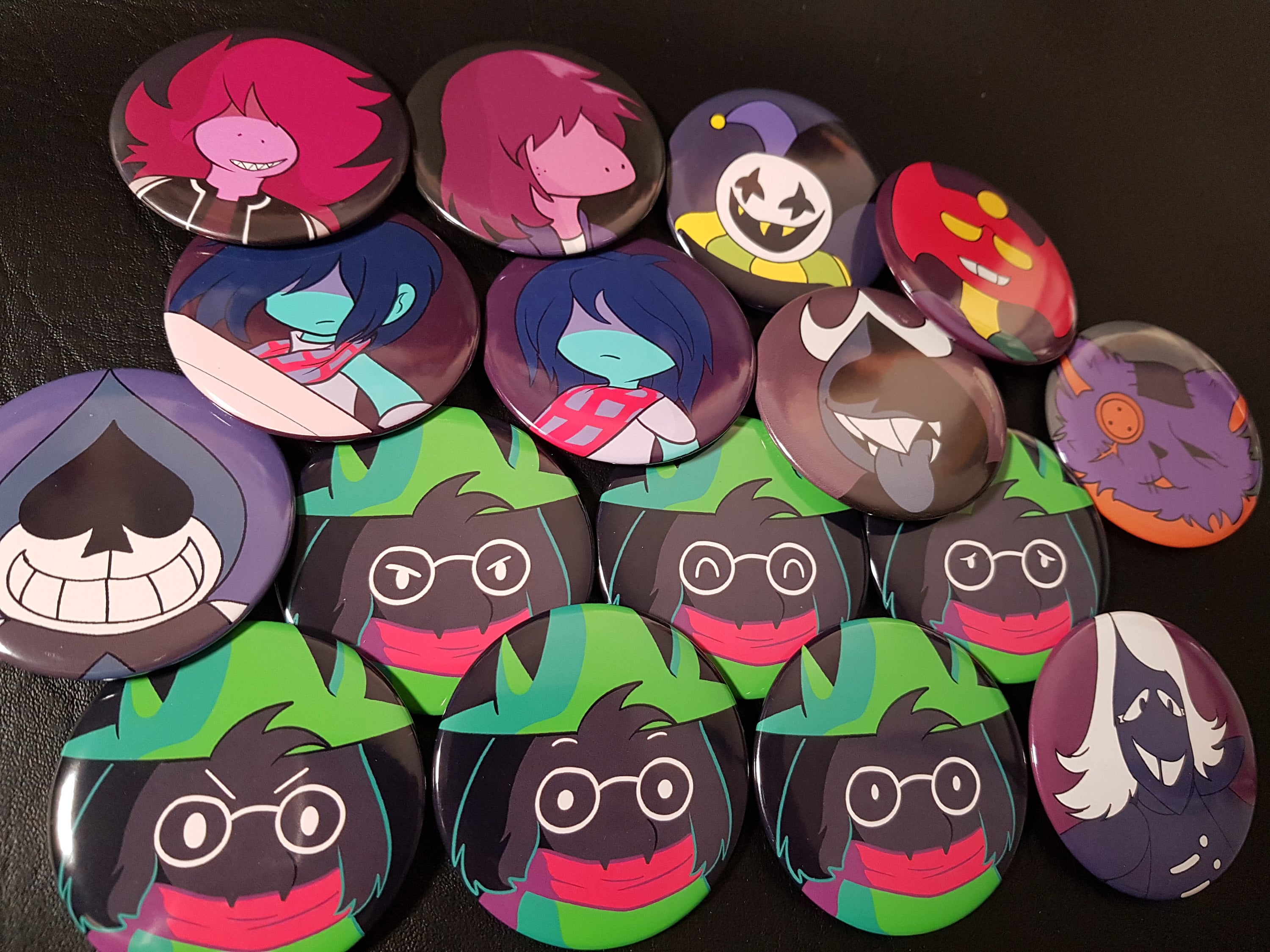 Deltarune 59mm Pinback Buttons