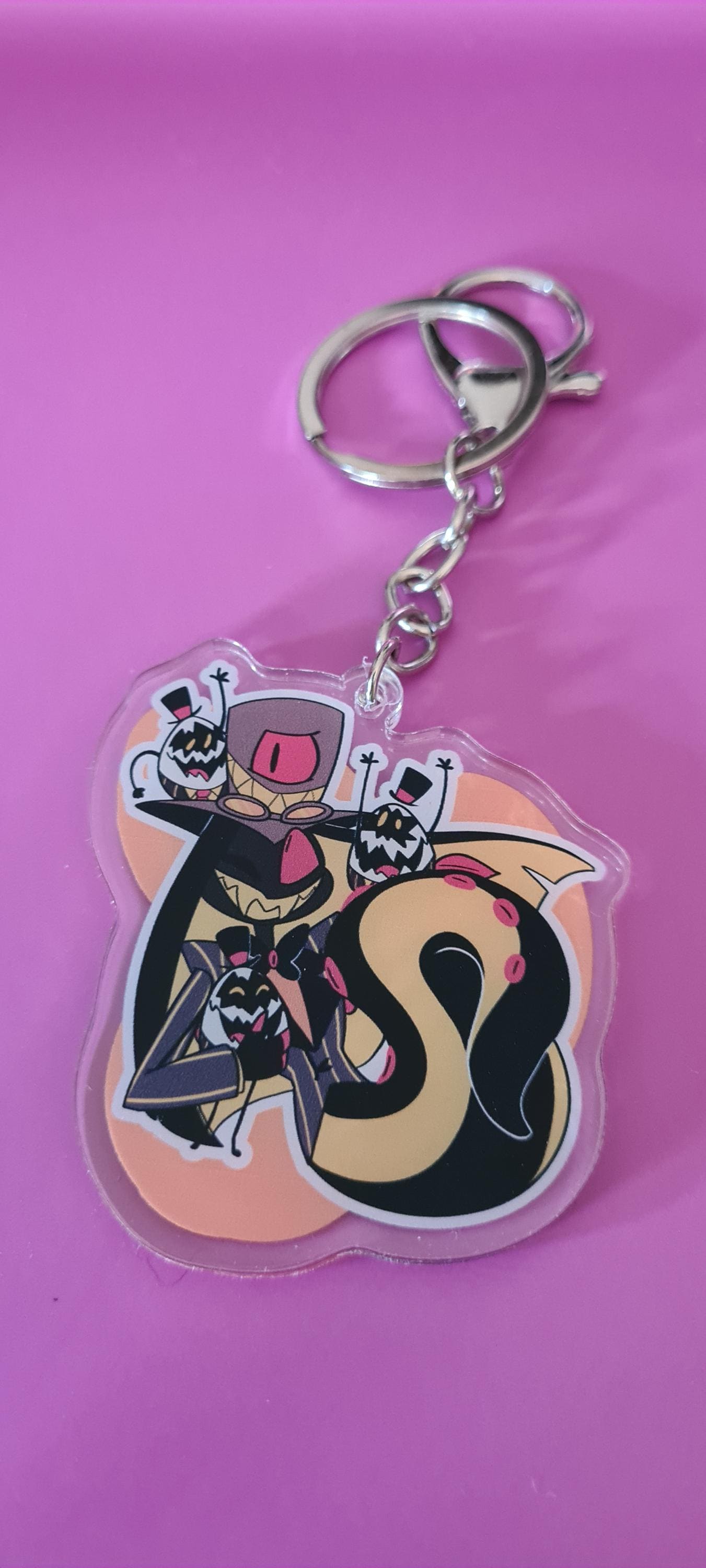 Hazbin Hotel Sir Pentious Keychain - Fanart - Etsy