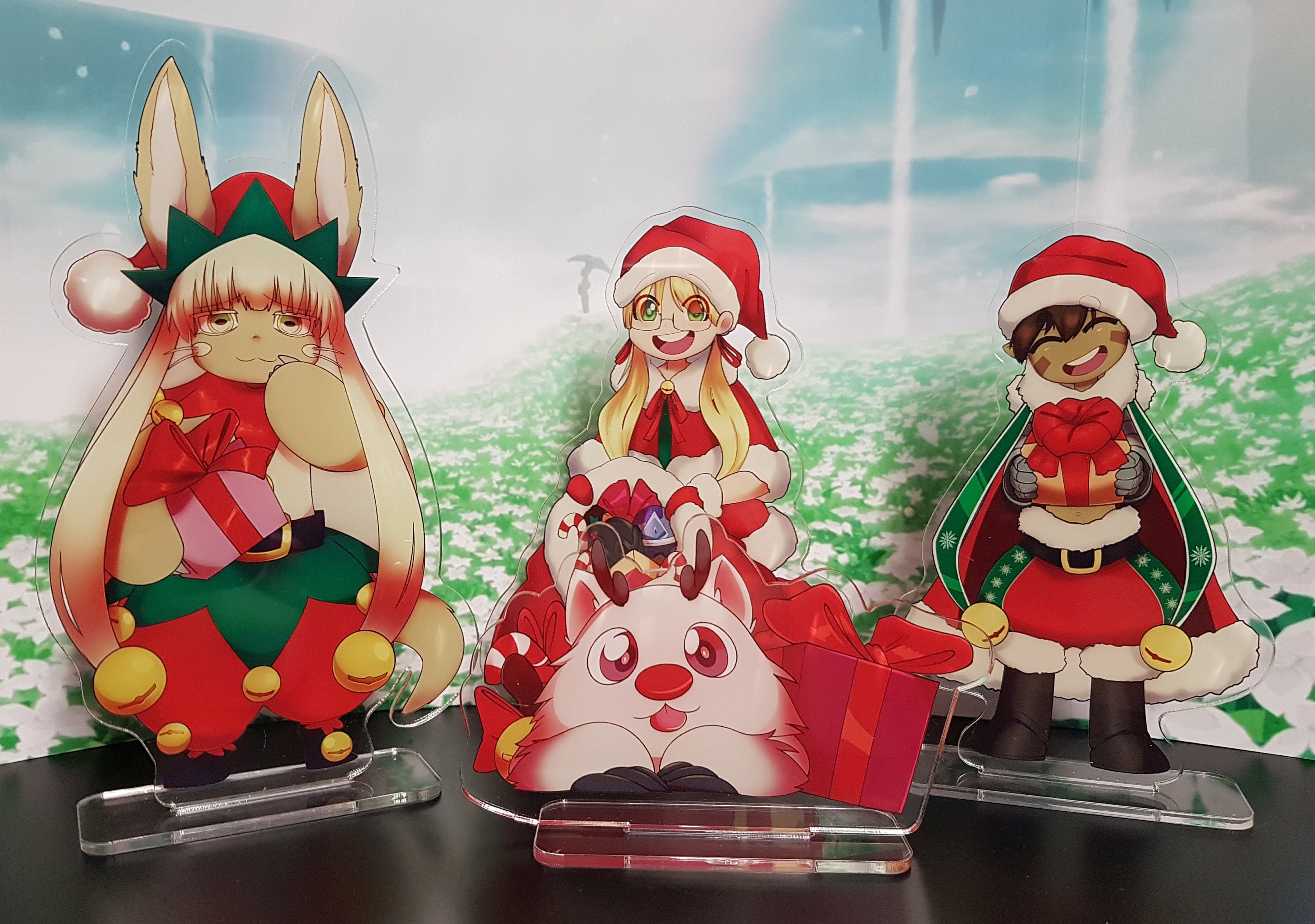 メイドインアビス ナナチ・リコ・レグ・ミーティ クリスマスアクリル