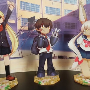 Made in Abyss Nanachi Riko and Reg Acrylic Standee (School Version)