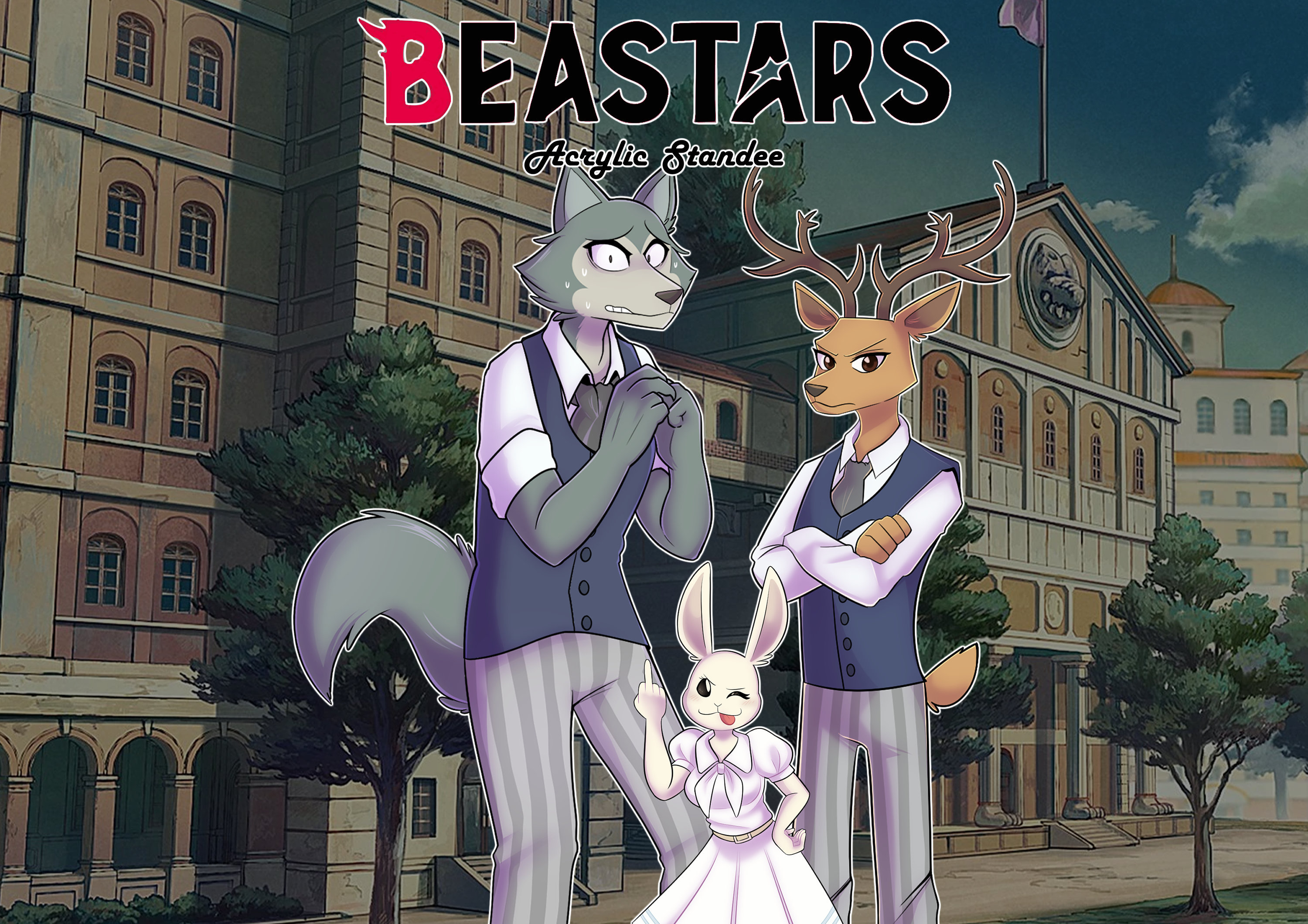 Beastars Acrylic Standees Etsy Beastars Acrylic Standees Etsy