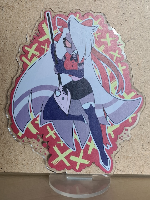 Hazbin Hotel Vaggie and Angel Acrylic Standee - Fanart - Etsy