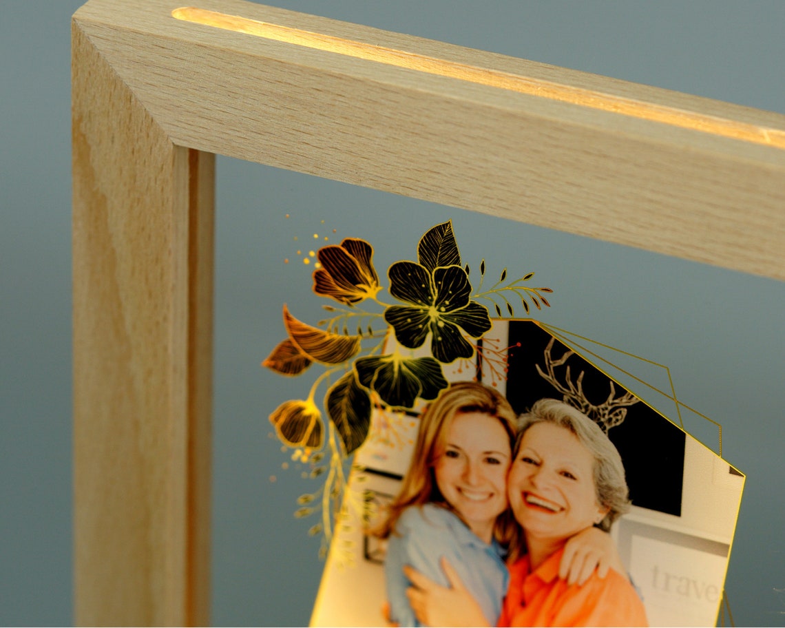 Personalized Light Up Picture Frame Personalized Frame Etsy