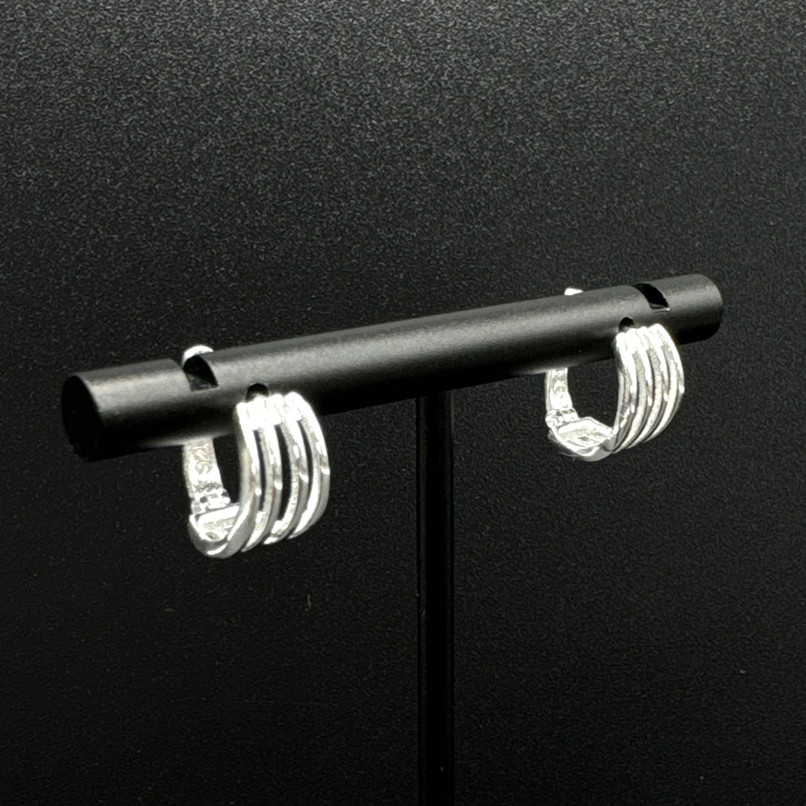 Minimalist 925 Sterling Silver Hoop Earrings,sterling Silver