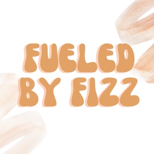 Fueled by Fizz//Sample Fizz Card/Fizz //Printable//Business Sample Care//Promotion//Small Business//Retro//Arbonne Inspired