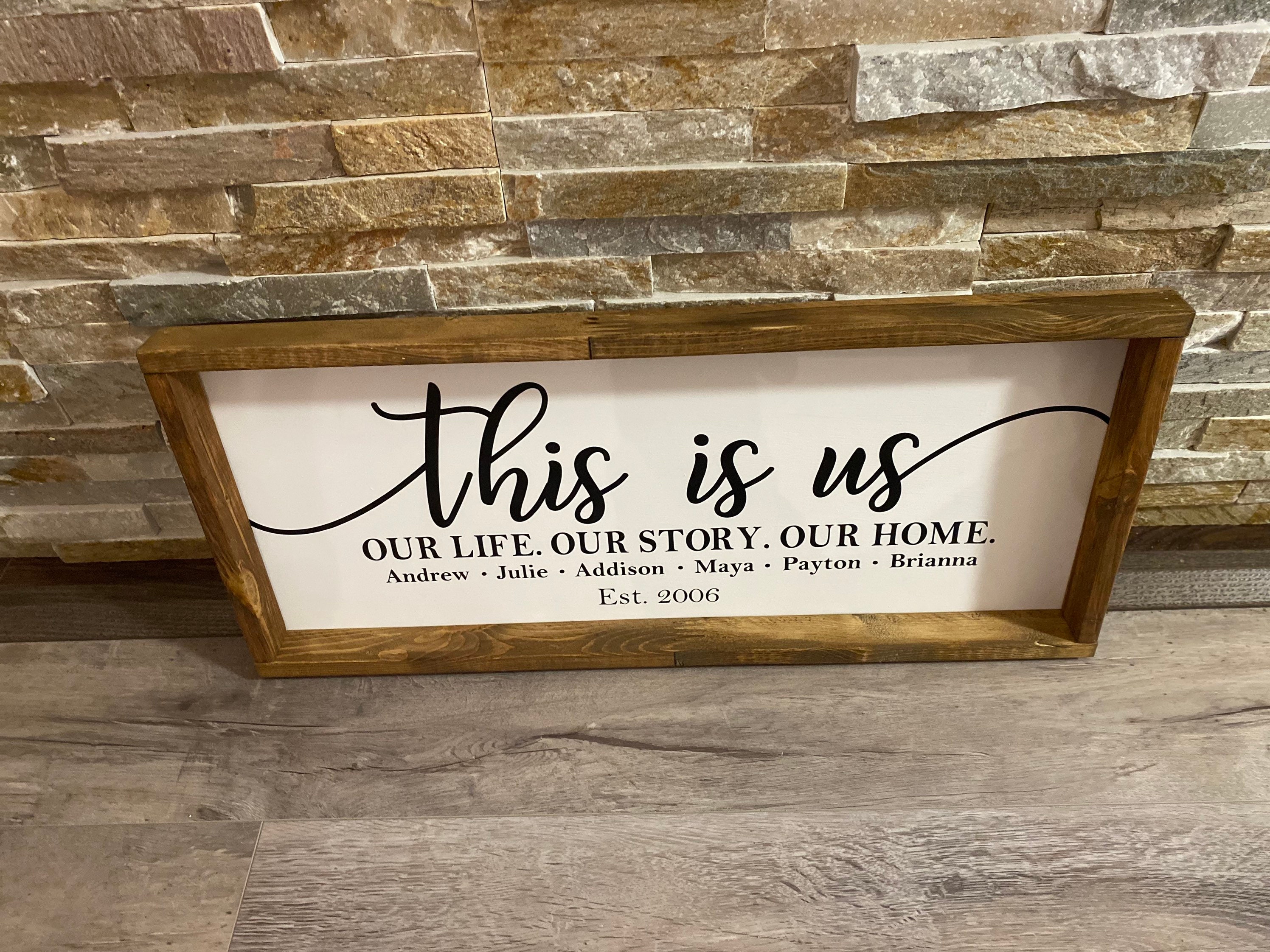 This is Us/ Wood Sign/ Custom Wood Sign/ Family Sign/ | Etsy
