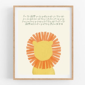 Lion Print, Sheep Art, Christian Nursery, Boho Art, Baby Shower Gift, Baptism Gift, Boho Nursery, Printable Gift, Art Printable, Lion Art