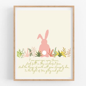 Easter Print, Easter Decor, Spring Wall Art, Pastel Decor, Easter Home ...