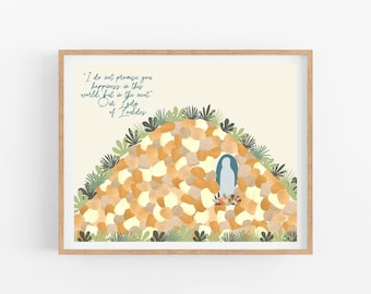 Our Lady of Lourdes Print: Catholic Nursery Art (Digital Download)
