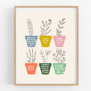St Thomas Aquinas, Saint Quotes, Art Printable, Digital Download, Nursery Wall Art, Christian Art, Floral, Boho Decor, Flower Art, Printable