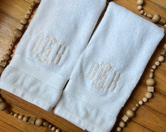 Monogrammiert Handtuch