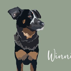Retratos de mascotas personalizados / Dibujo minimalista
