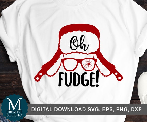 Oh Fudge Svg Cut File Dxf Christmas Shirt Svg Christmas Etsy