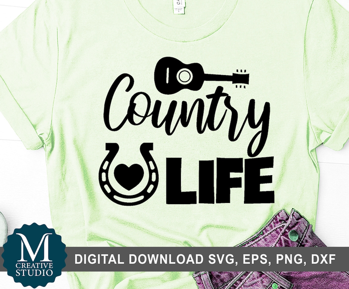 Country Life Svg Eps Dxf Png Files for Cutting Machines Cameo - Etsy ...