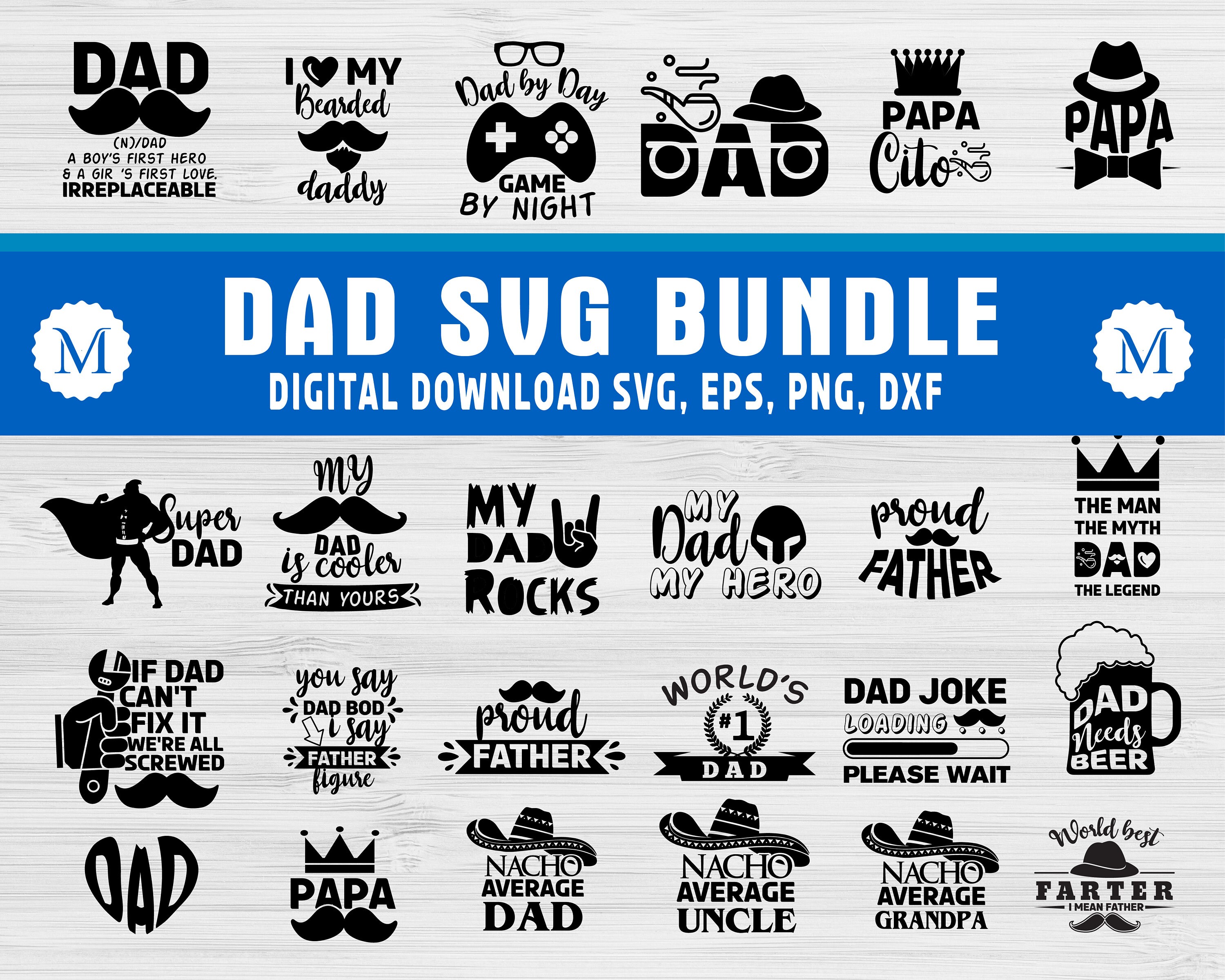 Free Free 140 Father Svg Bundle SVG PNG EPS DXF File