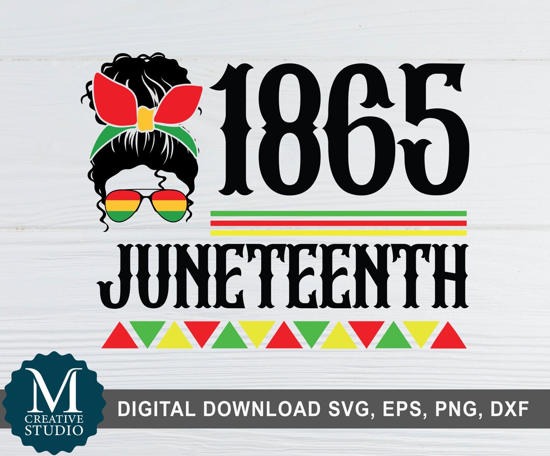 1865 Juneteenth Svg Juneteenth SVG Png Eps Dxf File Since - Etsy